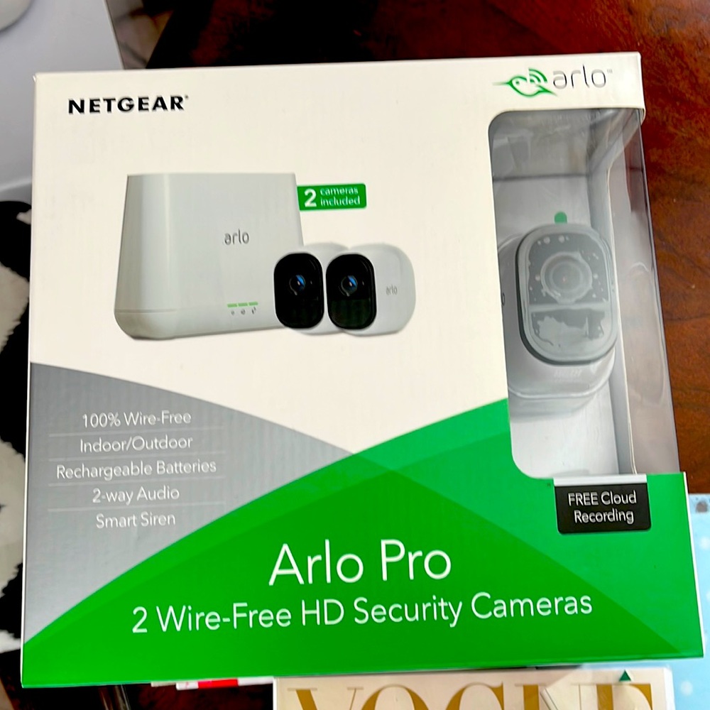Arlo pro 2 wire free security camera